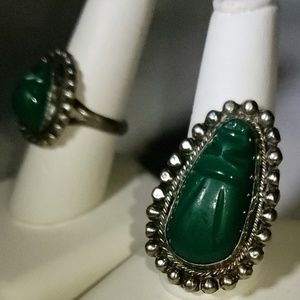 Mexican vintage sterling silver set